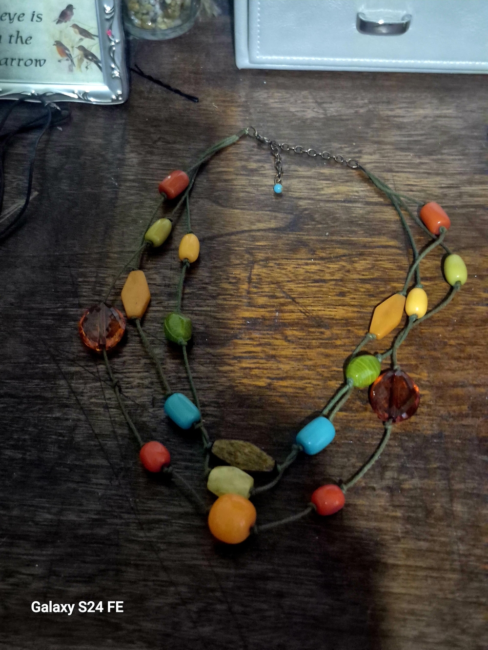 Multicolor Boho Beaded Necklace - Casual Layered Style